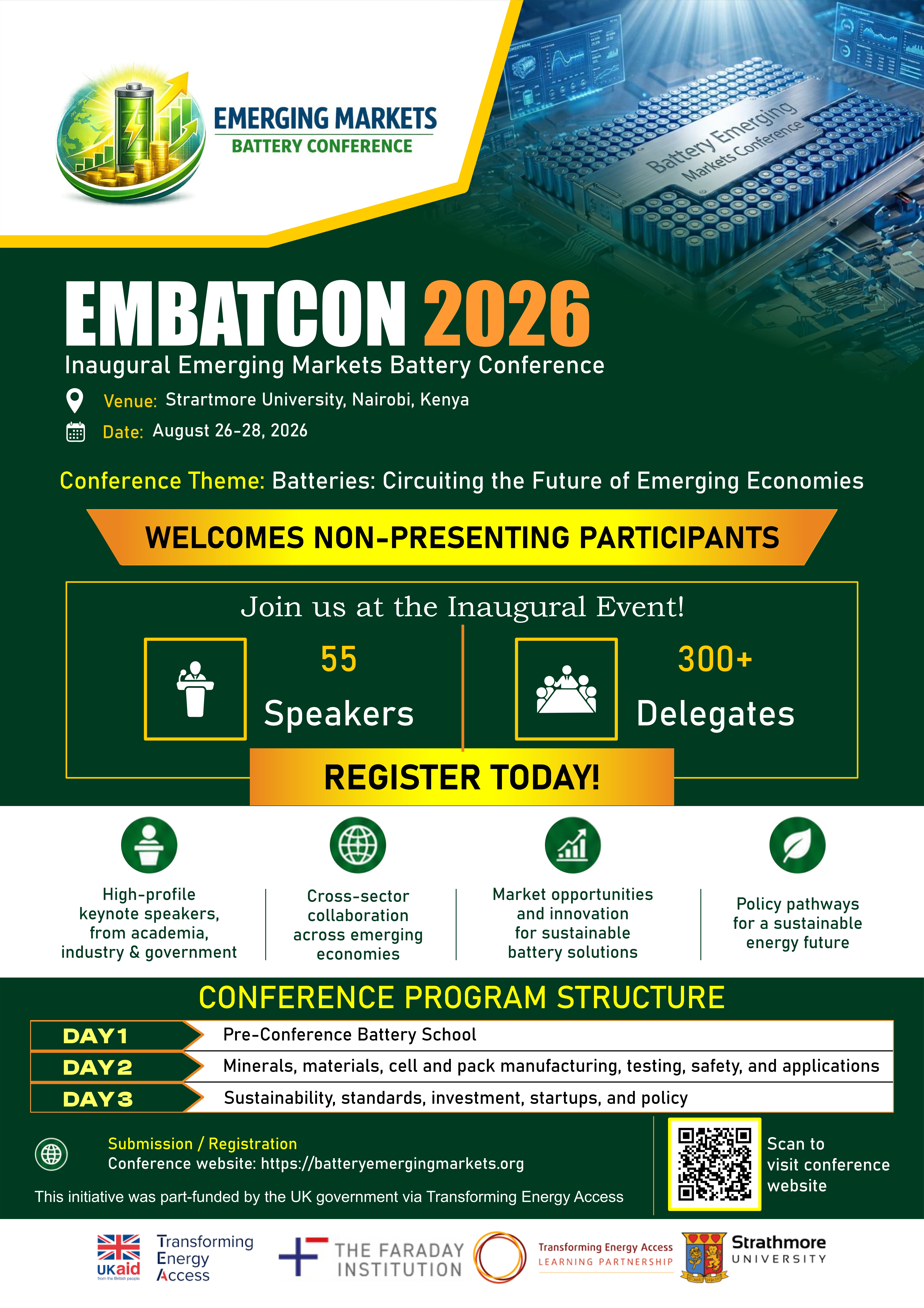 EMBATCON 2026 Conference Flyer